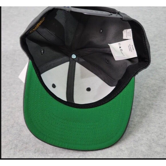 Pendleton Classic Yupoong Hat One Size Gray Snapback Blue Patch Wool Blend Cap - Picture 10 of 10